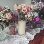 Samstagmorgen Wochenmarkt und Blumen