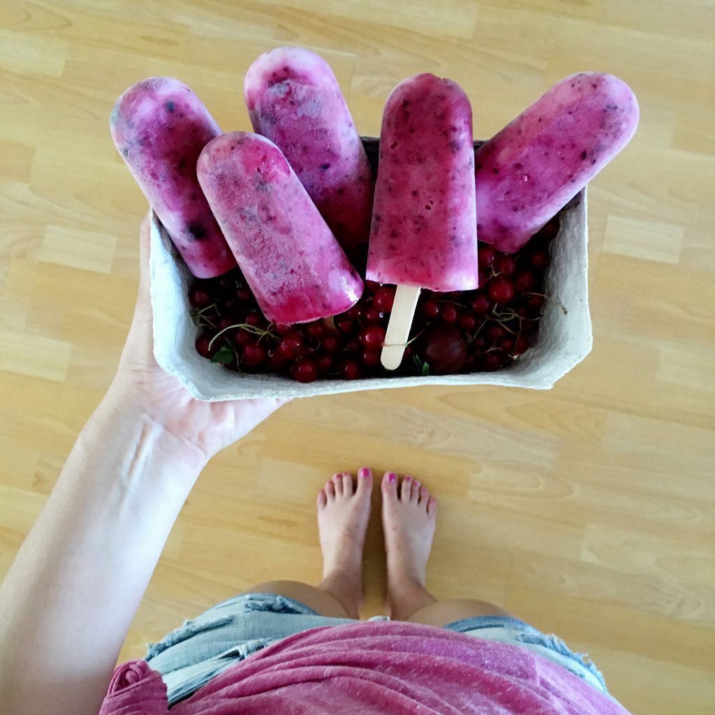 Joghurt-Beeren Eis