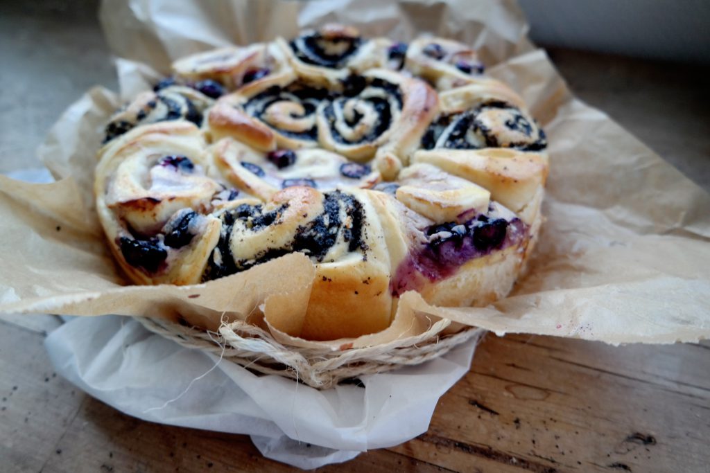 Quark-und Mohnschnecken