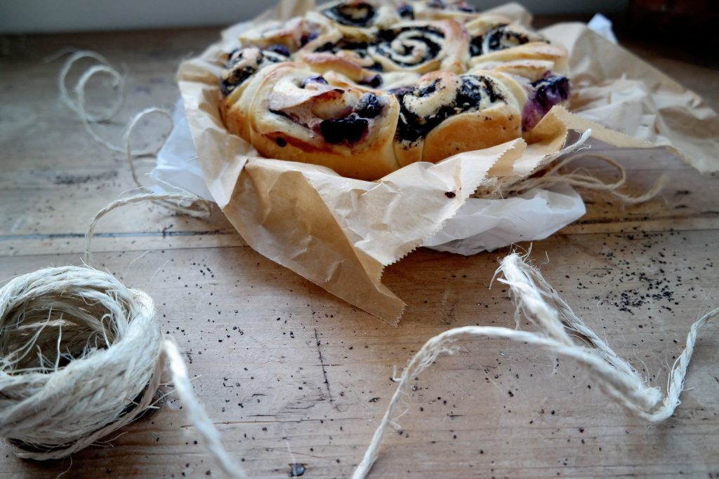 Quark-und Mohnschnecken