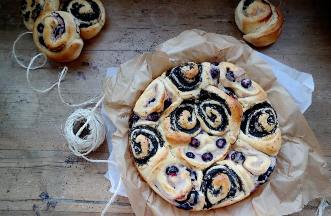 Quark-und Mohnschnecken