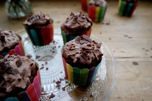 Double-Chocolate Cupcakes