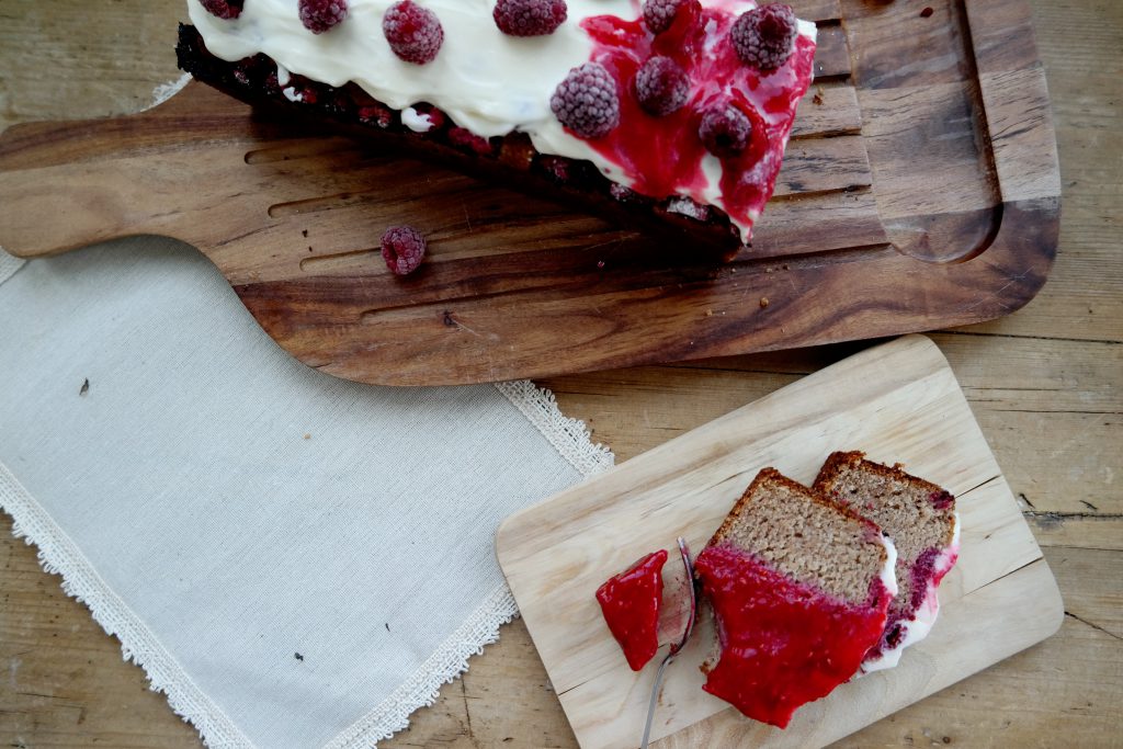 Himbeer-Bananenbrot