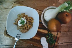 Couscous mit Birne und Fenchel