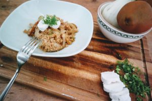 Couscous mit Birne und Fenchel