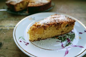 gestürzter Ananas Kuchen