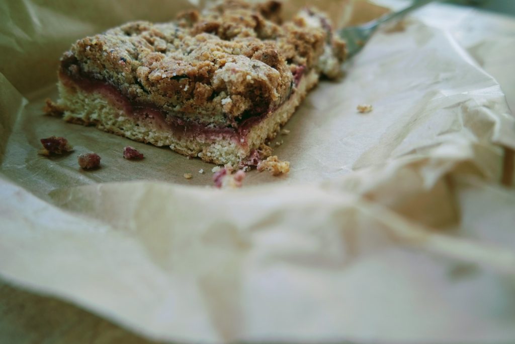 Rhabarber Erdbeer Kuchen